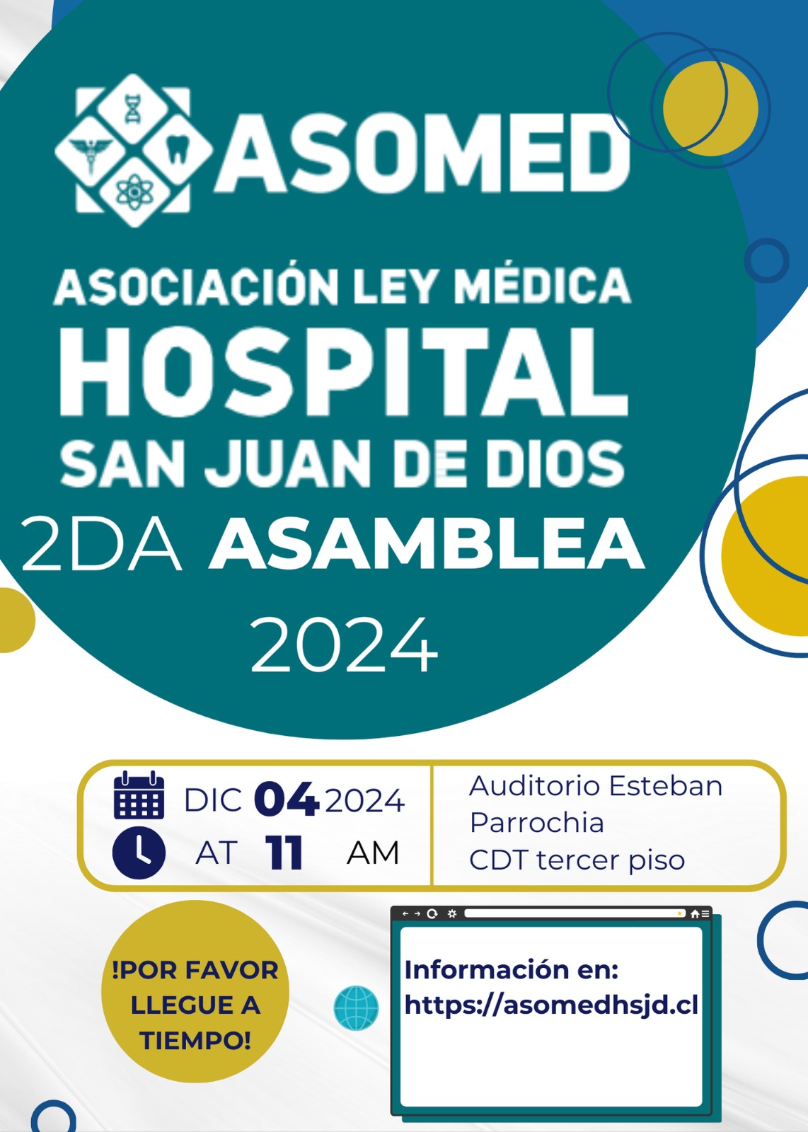 flyer segunda asamblea anual